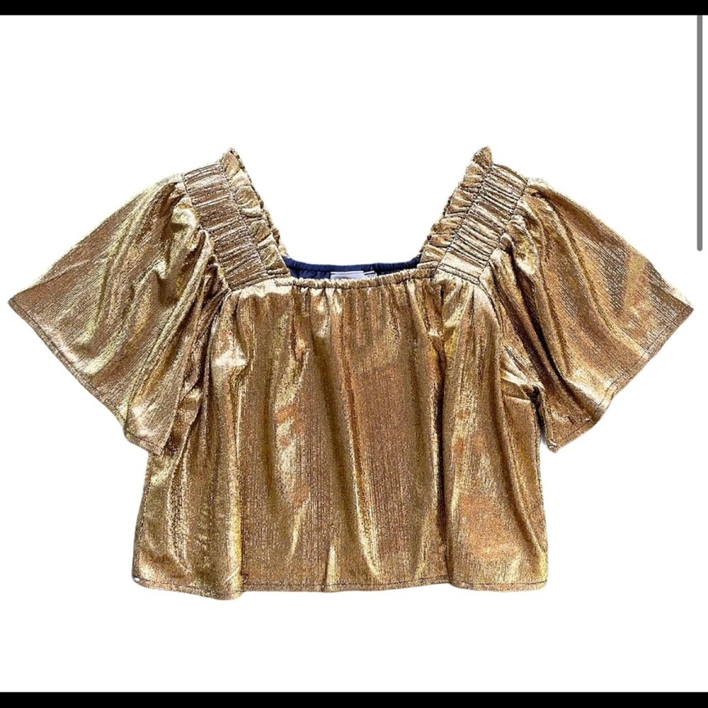 Black Gold Queen Of Sparkles Top
